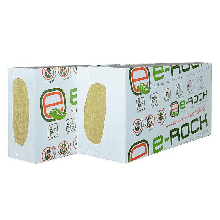 Утеплитель BASWOOL ECOROCK-120 1200х600х50 мм, 6 шт. уп