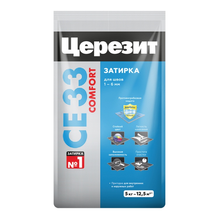 Затирка CERESIT № 13 СЕ 33 антрацит 2кг